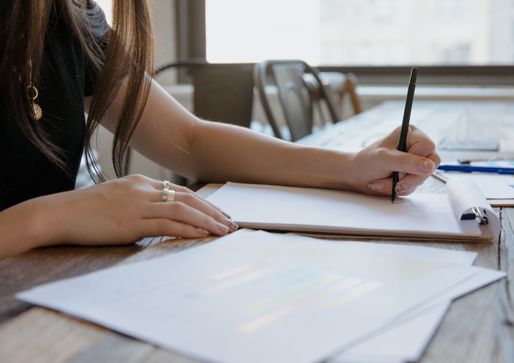 Girl Writing