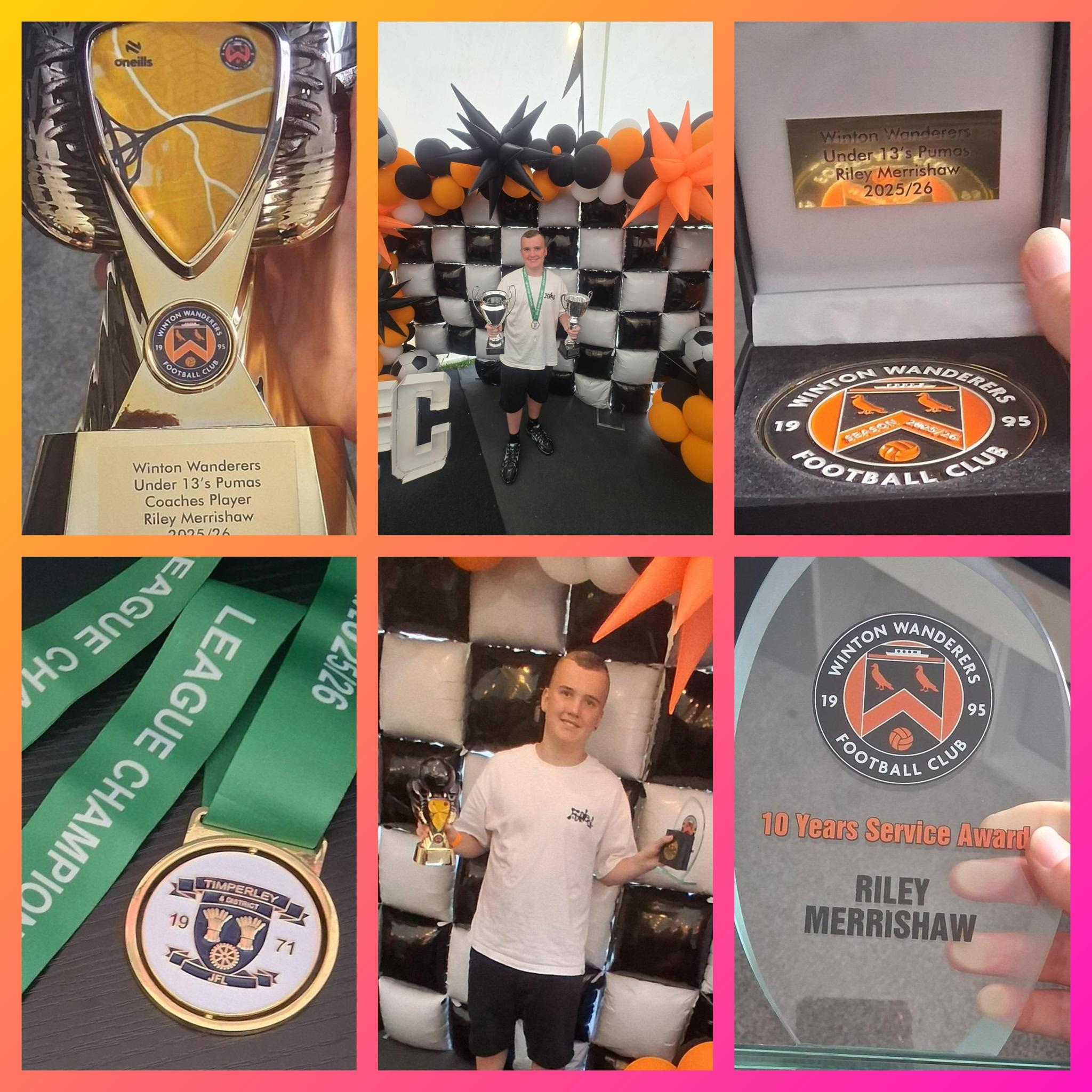 Riley 10 Years at Winton Wanderers