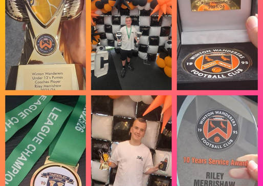Riley 10 Years at Winton Wanderers